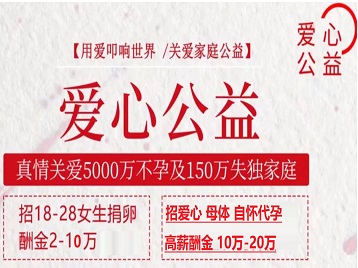 大埔捐卵助孕生子 爱心志愿者招募